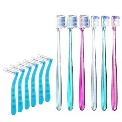 Fregum Orthodontic Toothbrush for Braces with Inte