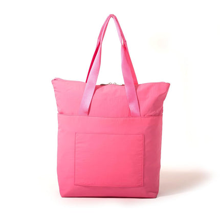 Bolsa tote Swift de Baggallini para mujer - Bolso de mano ligero de nailon de 12x16 con cremallera y funda para equipaje, color B-lite Bloom Pink, talla única