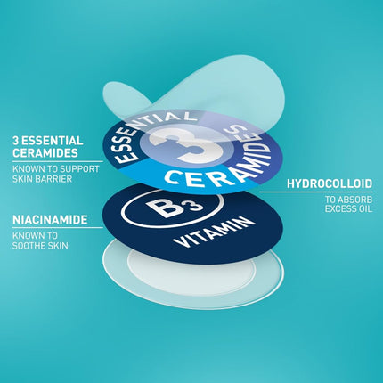 CeraVe Hydrocolloid Blemish Patches, Oil Absorbing Spot Control with Ceramides and Niacinamide, Allergy-Tested & Suitable For Sensitive Skin, Ultra-Thin & Blends Into All Skin Tones, 44ct