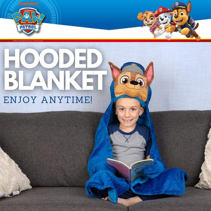 Franco Paw Patrol Kids Super Soft & Cozy Wearable Hooded Duvet Cover 50" x 30" (Officially Licensed)