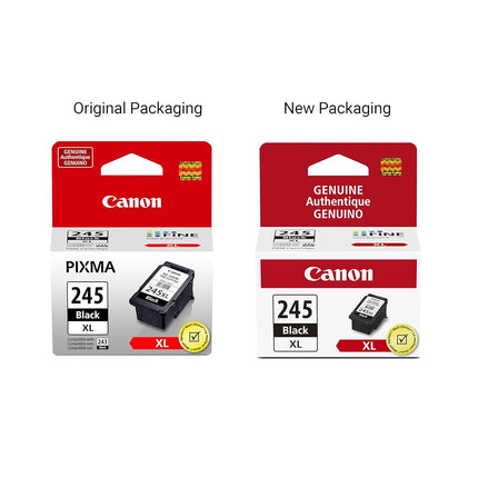 Canon Genuine Ink Cartridge PG-245XL Black, High-Yield (1 Count), Canon Printer Ink for PIXMA TR4520 / TS3120 / TS3220 Series Printers – Original Canon Ink for Crisp, Sharp Text