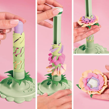 Blooms by Play-Doh Garden Flower Bouquet Making Kit, Floral Crafts for Adults, DIY Relaxing Home Décor Set