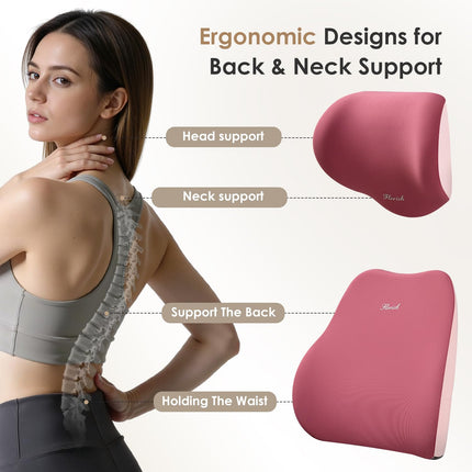 FLORICH Seat Cushion and Lumbar Support Pillow