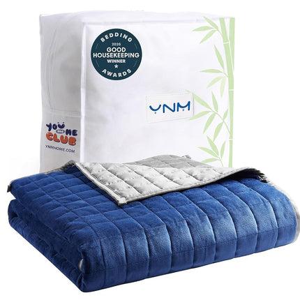 YnM Cooling Bamboo & Cozy Velvet Weighted Blankets