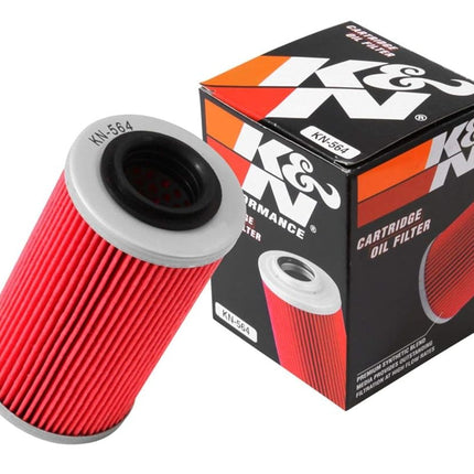 K&N Powersports Oil Filter - Cartridge 56x97mm compatible with Can-Am, Buell (KN-564)