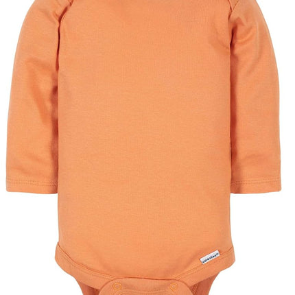 Gerber 6 Pack Baby Boys' Jungle Long Sleeve Onesies Bodysuits