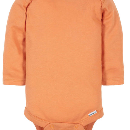Gerber 6 Pack Baby Boys' Tiger Long Sleeve Onesies Bodysuits