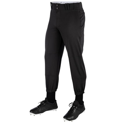 CHAMPRO Boys Triple Crown Classic Baseball Pant, Black, S