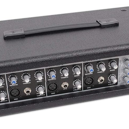 Rockville RPM45 2400w Powered 4 Channel Mixer/Amplifier with USB/EQ/Effects/Phantom
