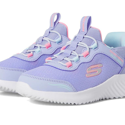 Skechers Girls' Bounder Simple Cute Shoe, Lavender, 12 UK Child
