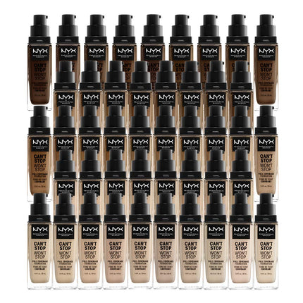 NYX Professional Makeup Can't Stop Won't Stop Full Coverage Liquid Foundation - 6.3 Warm Vanilla