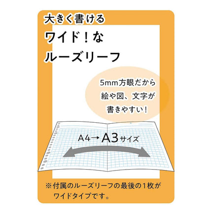 Maruman F584-52 Loose Leaf Binder Session A4, 30 Holes, Light Blue