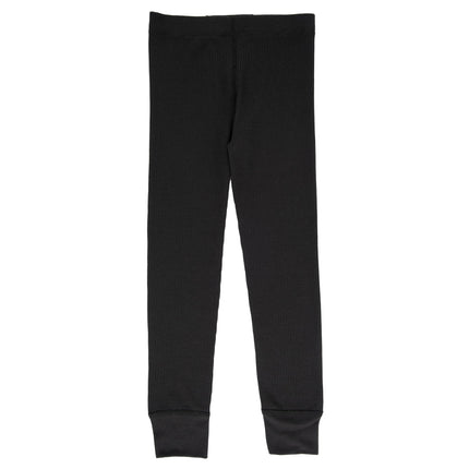 Fruit of the Loom Calzoncillos Térmicos Premium de Waffle de 2 Paquetes para Niños, Negro/Gris Brezo, 4-5
