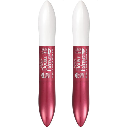 L'Or�al Paris Makeup Double Extend Beauty Tubes Lengthening 2 Step Mascara, Black, 0.33 fl. oz.