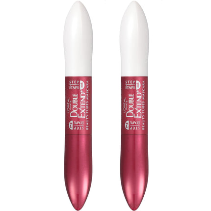 L'Or�al Paris Makeup Double Extend Beauty Tubes Lengthening 2 Step Mascara, Black, 0.33 fl. oz.
