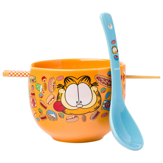 Silver Buffalo Garfield Hungry Junk Food Ceramic R
