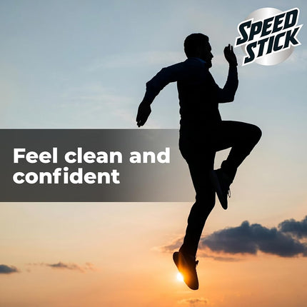 Speed Stick Men's Deodorant, Regular, 3 Ounce, 4 Pack