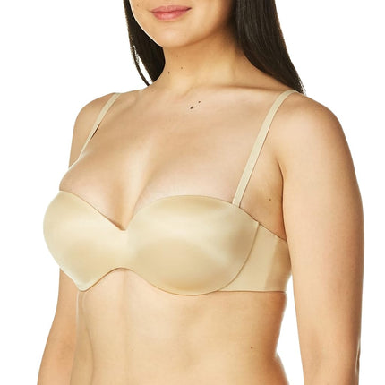 Maidenform Women's Smooth Luxe Strapless Extra Coverage Bra, Latte Lift, 34D
