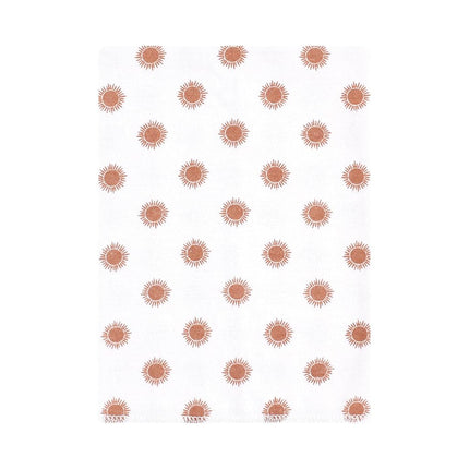 Hudson Baby Unisex Baby Flannel Burp Cloth 12pk, Fun Desert, One Size