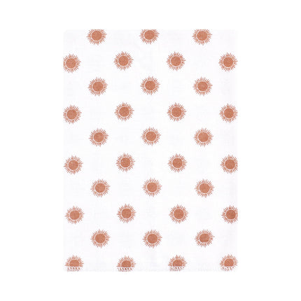 Hudson Baby Unisex Baby Flannel Burp Cloth 12pk, Fun Desert, One Size