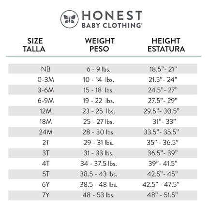 HonestBaby Multipack Pullover Hoodie Sweatshirt Jogger Sweatpants Sets Organic Cotton Baby Toddler Boys Girls Unisex T-Shirt Set for Babies and Toddlers Babies Children, Daisies, Recién Nacido