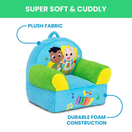 Delta Children - CoComelon Cozee Buddy Kids Chair, Blue