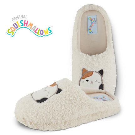 Squishmallows Kids Slippers and Womens Slippers Gifts for Women Extra Cozy Fuzzy House Slippers Slip On, Aqua, 13-14 Little Kid