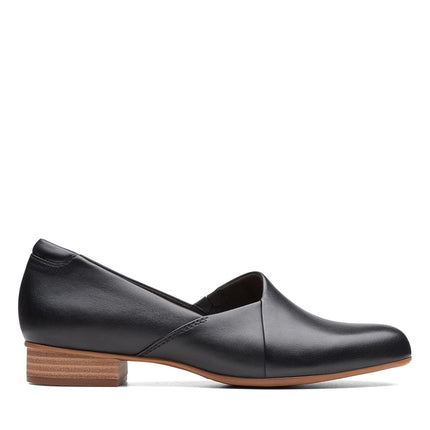 Clarks Women's Juliet Palm Loafer, Black Leather, 4 UK