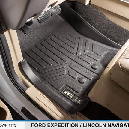 Tapis de sol MAXLINER 3 rangées noir pour Expedition EL/Navigator L 2011-2017 avec banquette ou console à la 2e rangée