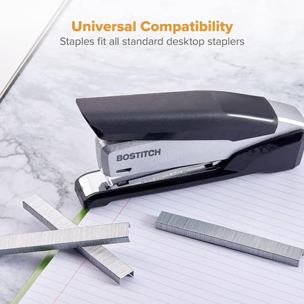 Bostitch Office Premium Standard Staples, 1/4" Length, High-Carbon Steel, 5000 Per Box, 5-Pack