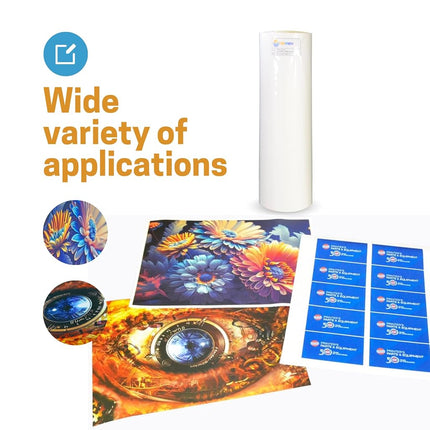 Printfinish Soft Touch Laminating Film Core Lamination Sheets - Scratch and Tear Resistant Lamination Films - Perfect for Business Cards Brochures Book Covers Business Cards