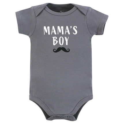 Bodysuits de algodón unisex para bebé de Hudson Baby, pajarita a cuadros, 18-24 meses
