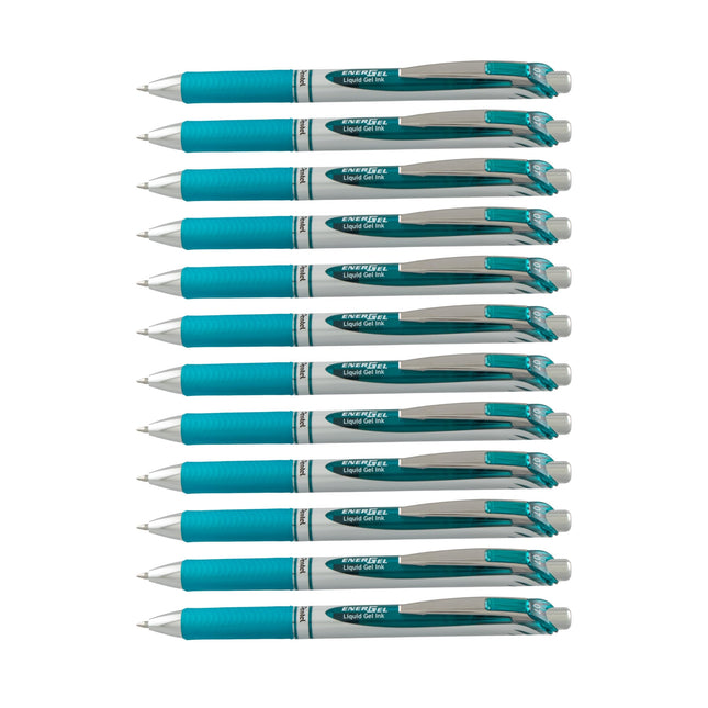 EnerGel XM Retractable Turquoise Ink Rollerball Pe