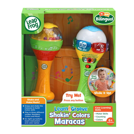 LeapFrog Learn & Groove Maracas Musicales de Colores