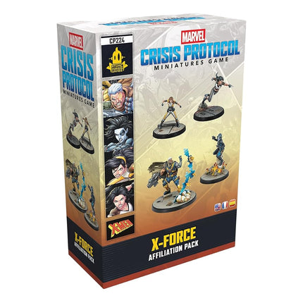 Asmodee, Marvel: Crisis Protocol - X-Force, Affiliation Pack, EN Version, Tabletop Expansion for 2 Players from Age 14 with a Playing Time of 90-120 Minutes, Multilingual