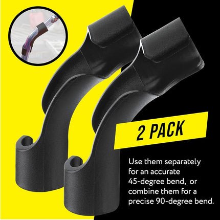 MISSION AUTOMOTIVE 2 Pack Hose Bender for Racing Fuel Tanks, Utility Containers, Gas Cans - Heavy Duty - Compatible with VP, Sportsman, Rural King and more. Provides the Ideal Bend for Your Fuel Hose