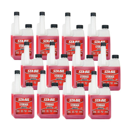 STA-BIL Storage Fuel Stabilizer | Keeps Fuel Fresh for 24 Months, Prevents Corrosion, Gasoline Treatment Additive that Protects System, Gas Stabilizer for Storage, 16 oz. (12 Pack)