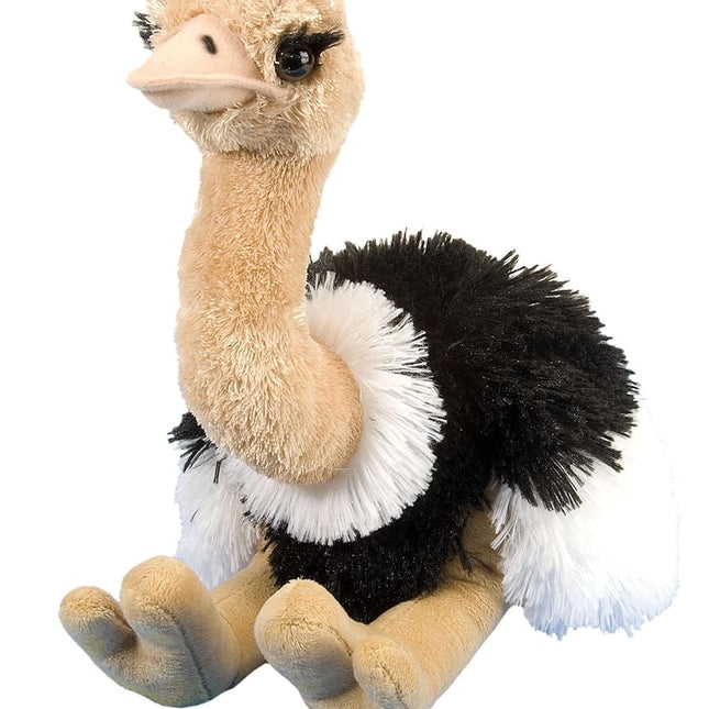Wild Republic Ostrich, Stuffed Animal, Plush Toy, Gifts for Kids, Cuddlekins 12 Inches