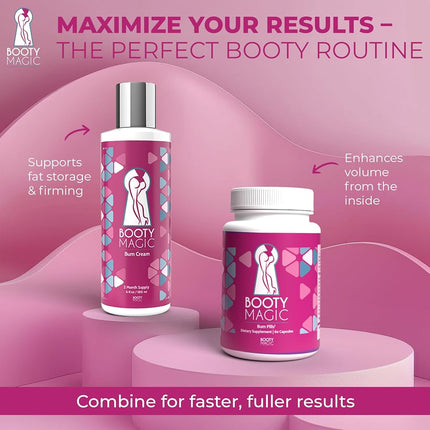 Booty Magic Ultra Butt Enhancement Pills - 2 Month Supply