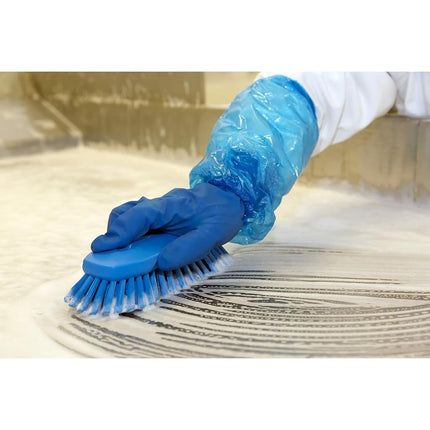 Vikan 38903 Hard Hand Brush, Blue, Large, 200 mm Length, 70 mm Width, 60 mm