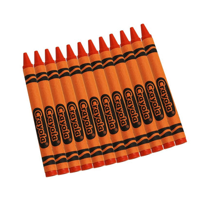 Crayola Crayons, Orange, Single Color Crayon Refil