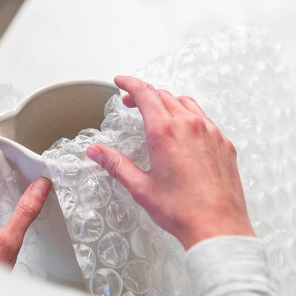 Duck Max Strength Bubble Cushioning Wrap for Moving & Shipping, 60 FT Large Packing Wrap, Heavy Duty Protection for Mailing & Packaging Boxes, Clear Roll Supplies Perforated Every 12 IN