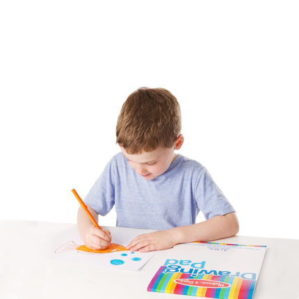 Melissa & Doug Drawing Paper Pad (9 x 12 inches) - 50 Sheets, 3-Pack - Kids Drawing Paper Pad, Coloring Art Pads For Kids, Toddler Sketch Pads For Ages 3+