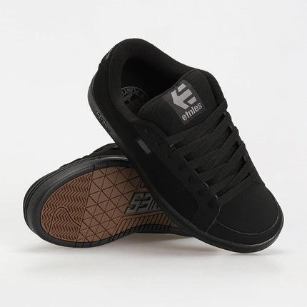 Etnies Kingpin Classic Skate Heritage Fashion Style with on-Trend Puffy Look, Reinforced Cupsole, Cushioned Fit, Everyday Sneakers Black