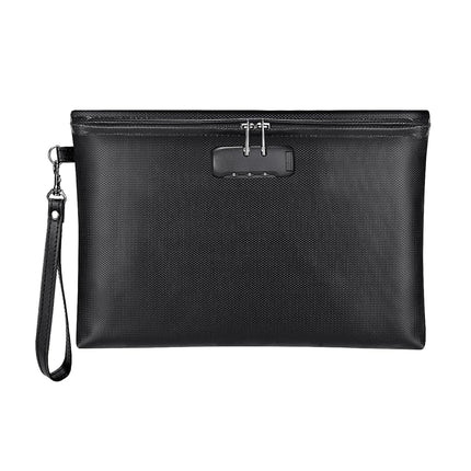 Fireproof Money Bag with Lock, ZOOPIP 11.2"x7.6" F