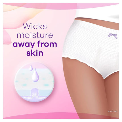 Always, Discreet for Sensitive Skin Underwear, L Maximum Plus, 14 Count