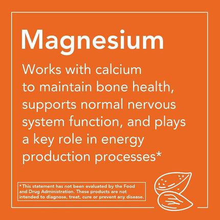NOW Magnesium Citrate 200 mg,250 Tablets