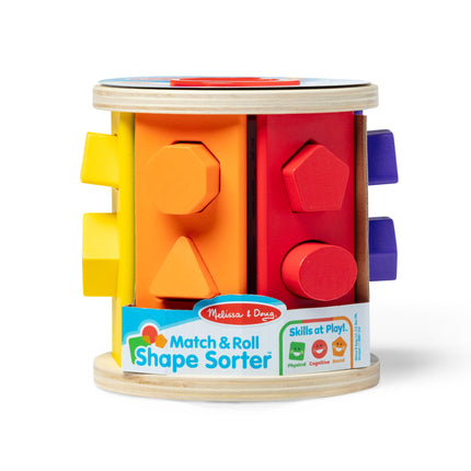 Melissa & Doug Match and Roll Clasificador de formas