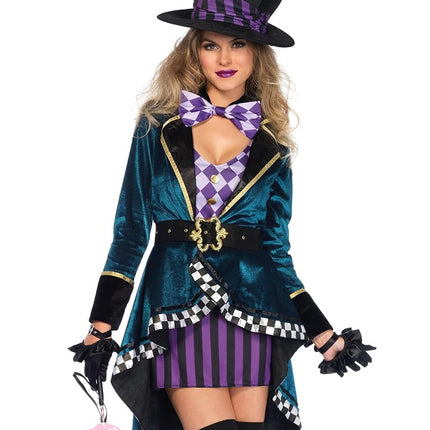 Leg Avenue 8559204101 Delightful Hatter Adult Cost