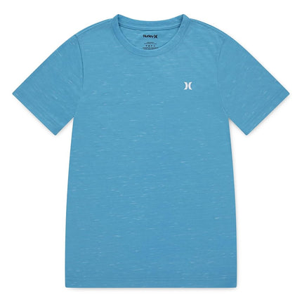 Hurley Boys' Soft Basic Cloud Slub T-Shirt, Blue Lazer, 5